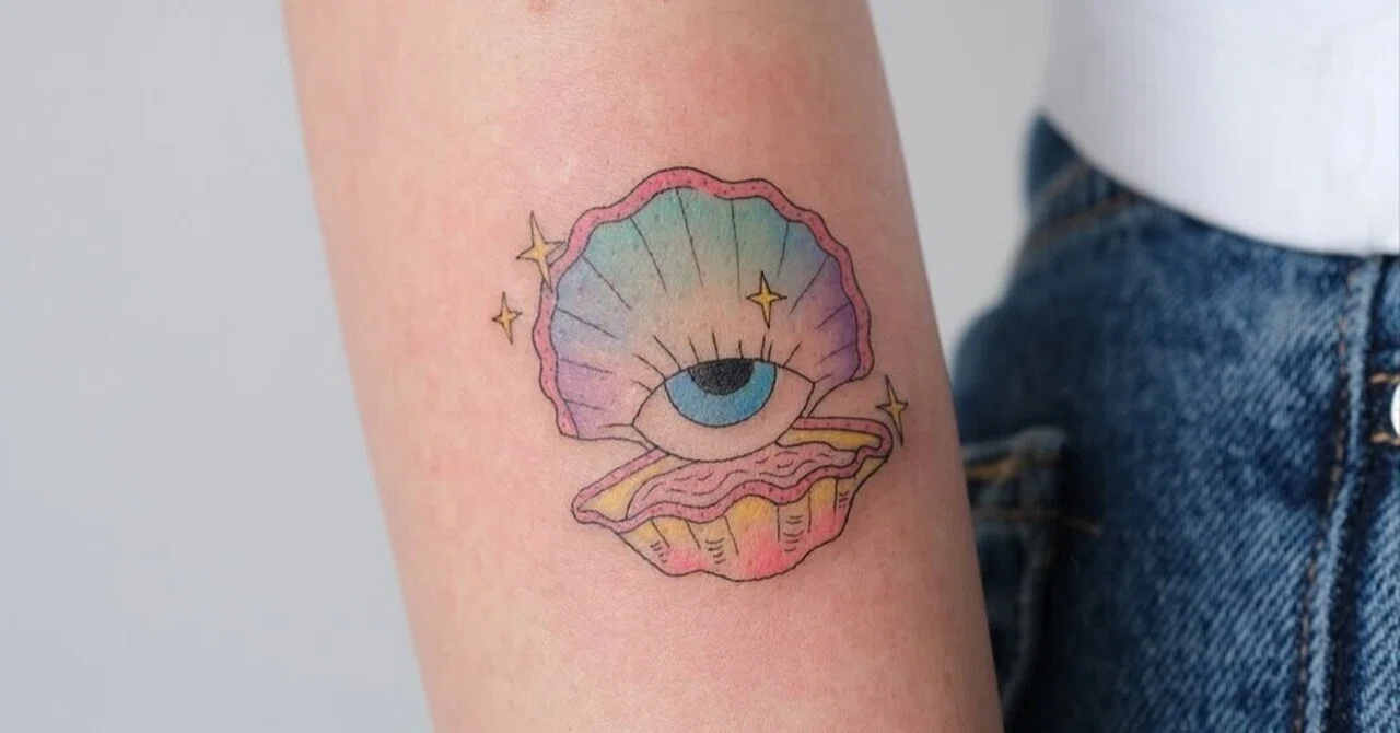 Oyster Shell Types The Charm of Beautiful Oyster Tattoos — A Quiet Radiance That Evokes ...
