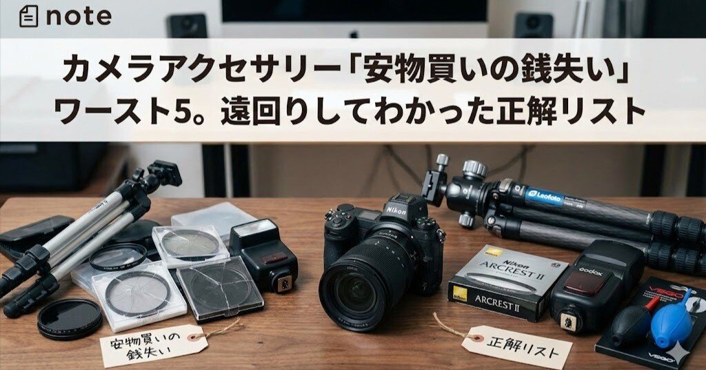 カメラアクセサリー「安物買いの銭失い」ワースト5。遠回りしてわかっ