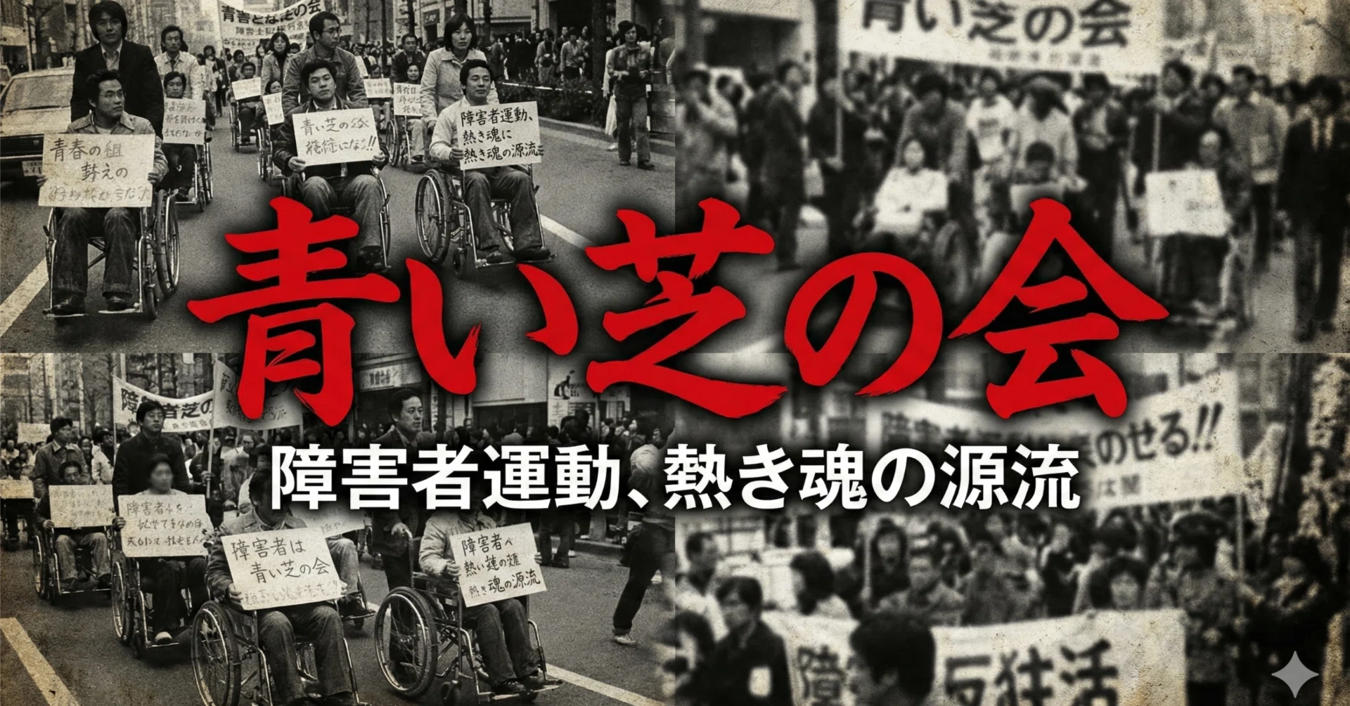 相談支援専門員の伝えたい、日本の障害者運動の原点「青い芝の会」を