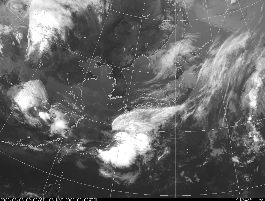 Overlaying Weather Maps onto Meteorological Satellite Images｜天文と気象