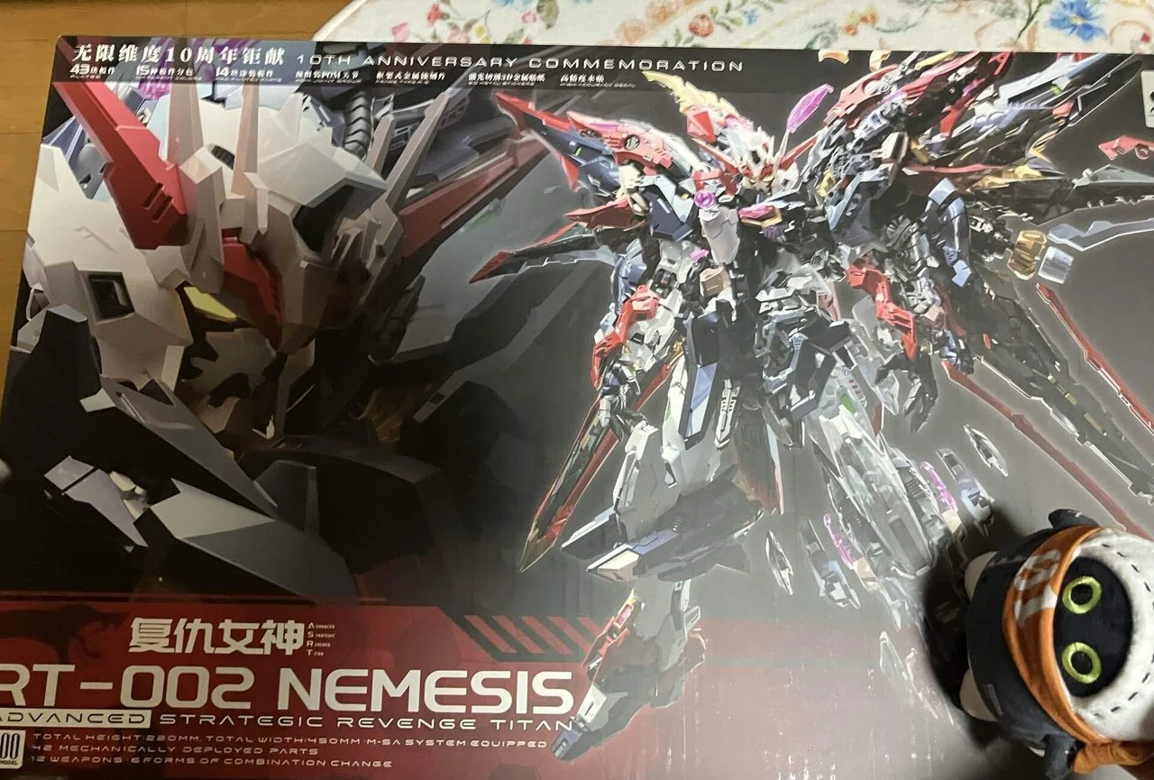 中華プラモ制作]「復讐の女神ネメシス」という中華ロボットプラモ
