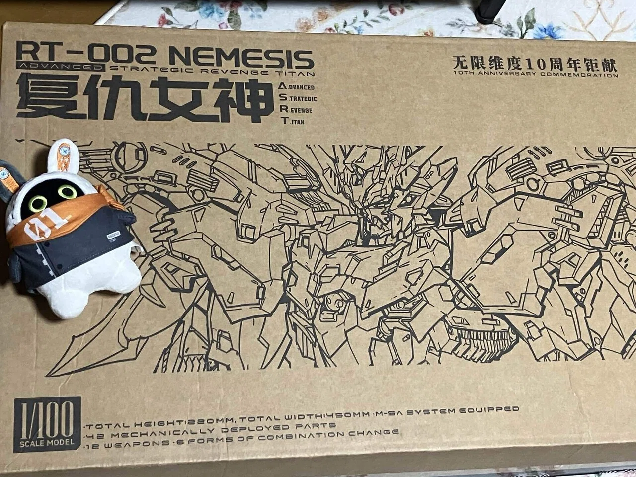 中華プラモ制作]「復讐の女神ネメシス」という中華ロボットプラモ