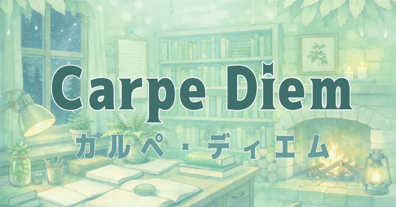 Carpe Diem」前に進みたい日も、立ち止まりたい日も、足元を見れば同じ