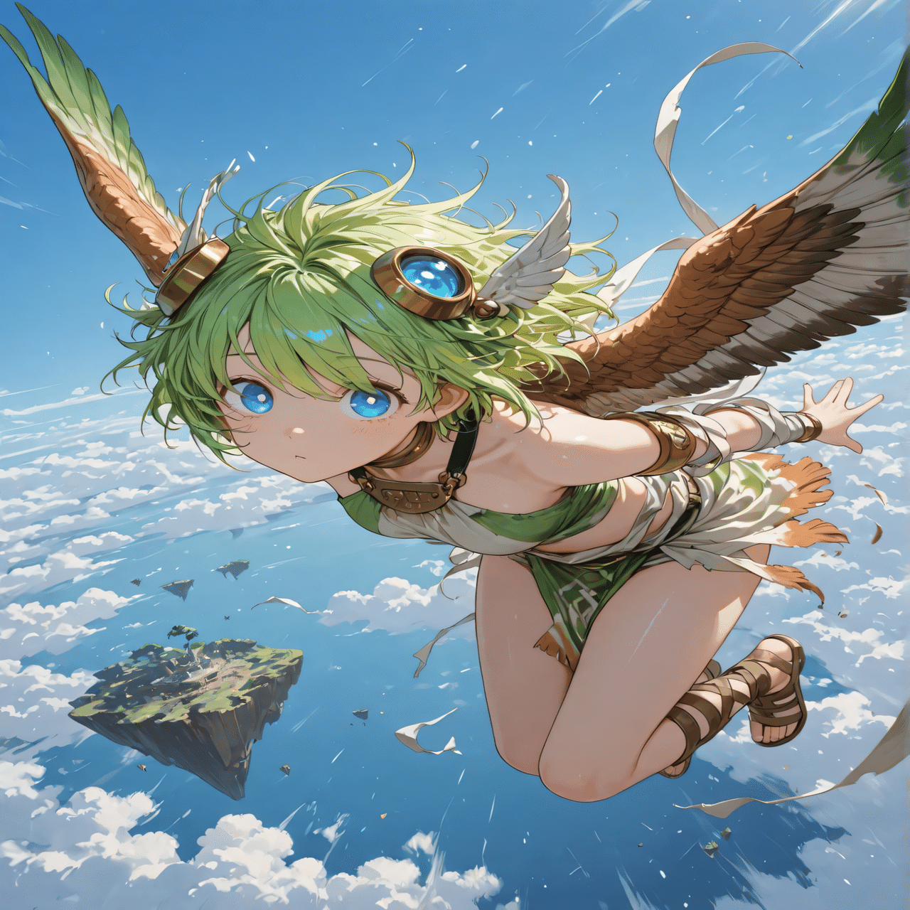 🐨― 遠い空の果てに ―🌻【vol.183】【日刊こあらのAIイラスト