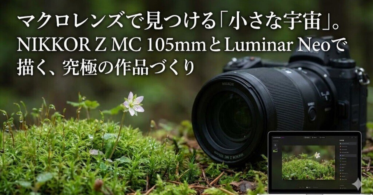 保存版】マクロレンズで見つける「小さな宇宙」。NIKKOR Z MC 105mmと
