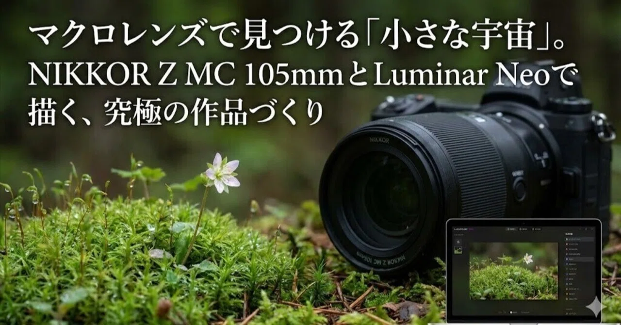 保存版】マクロレンズで見つける「小さな宇宙」。NIKKOR Z MC 105mmと