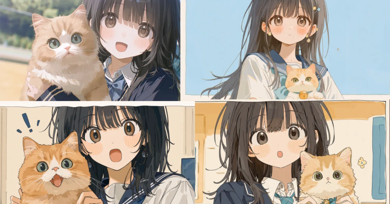 Midjourney niji7で試す!イラスト系画風10選【比較画像付き