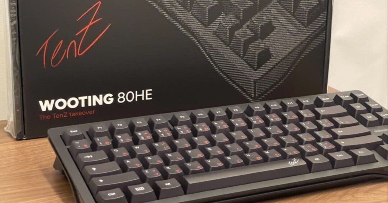 TenZ×Wootingの最強推し活キーボード「Wooting 80HE TenZ Takeover