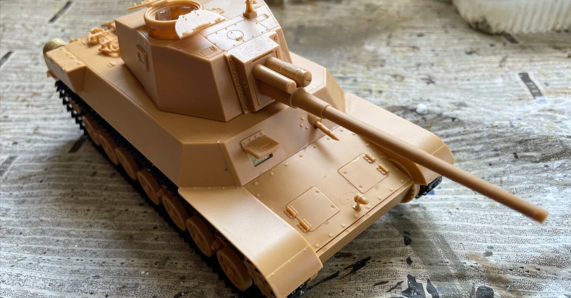 ジオラマを作ろう！【ファインモールド 四式中戦車 量産型】②｜でこぽん