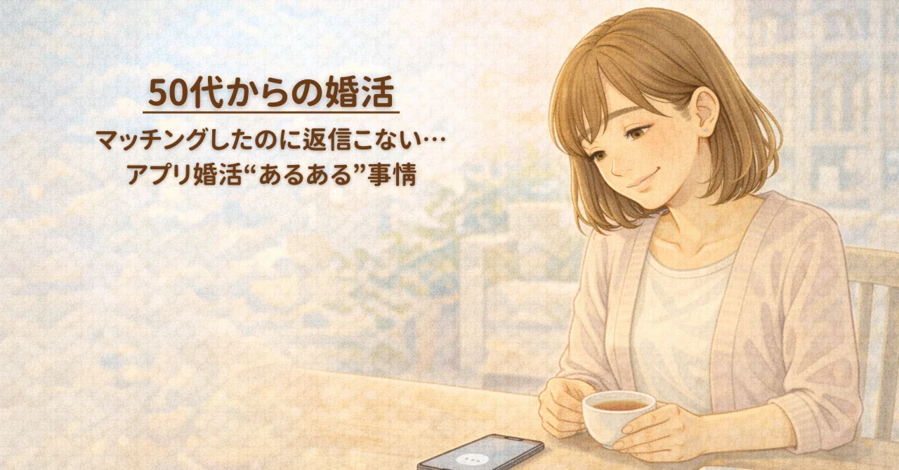マッチング アプリ 返信 こない