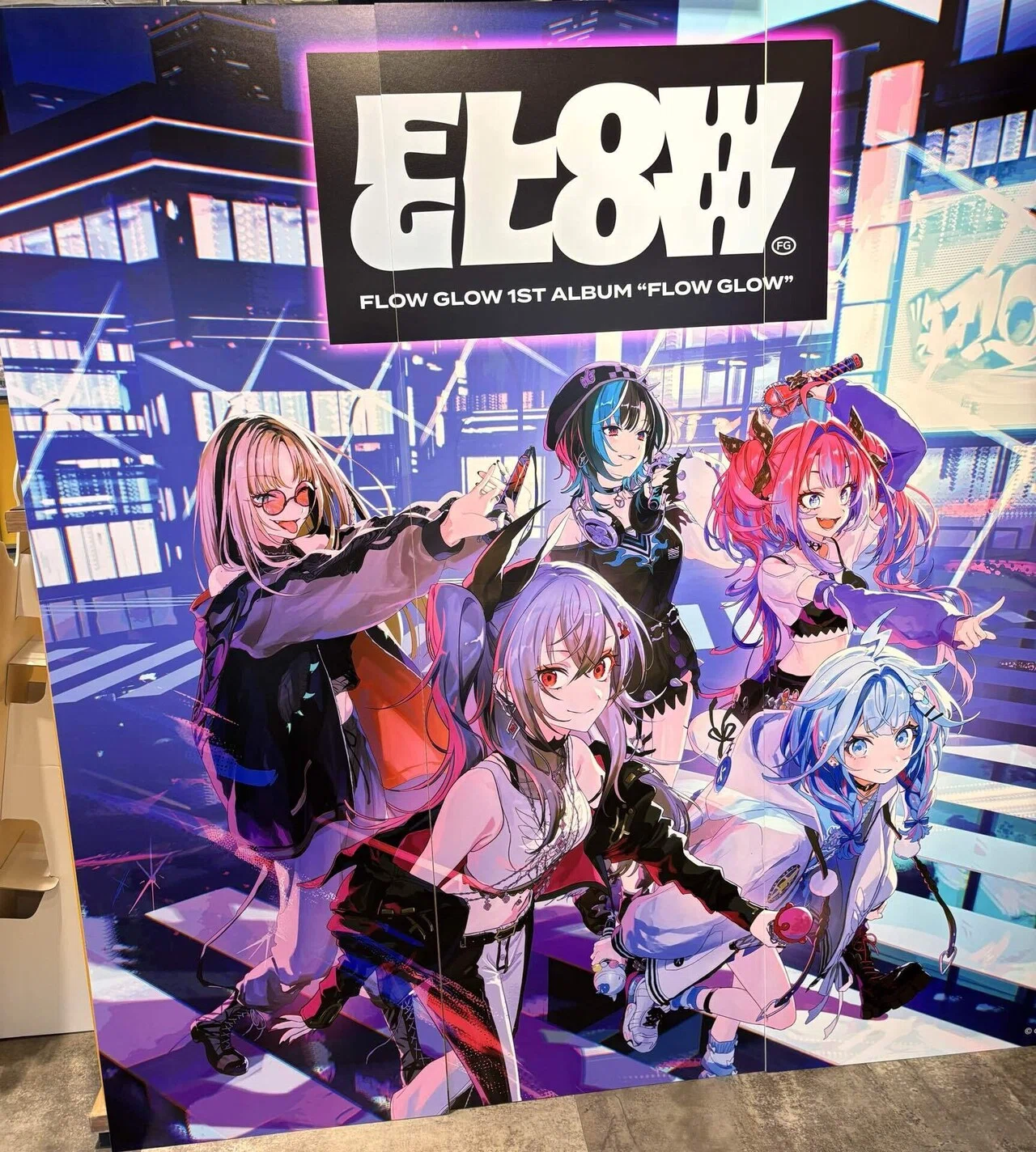 FLOWGLOW 1stアルバム『FLOWGLOW』購入&タワレコPOPUP SHOP感想｜夜虹