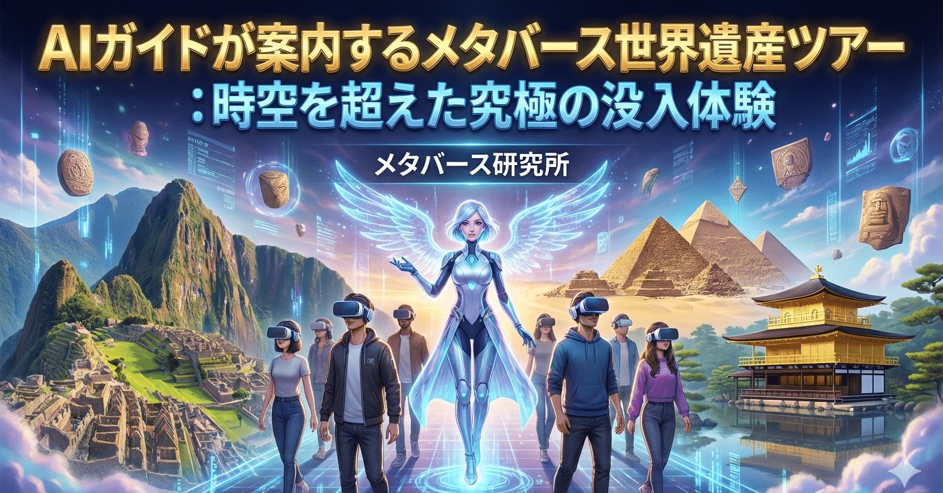 AIガイドが案内するメタバース世界遺産ツアー：時空を超えた究極の没入