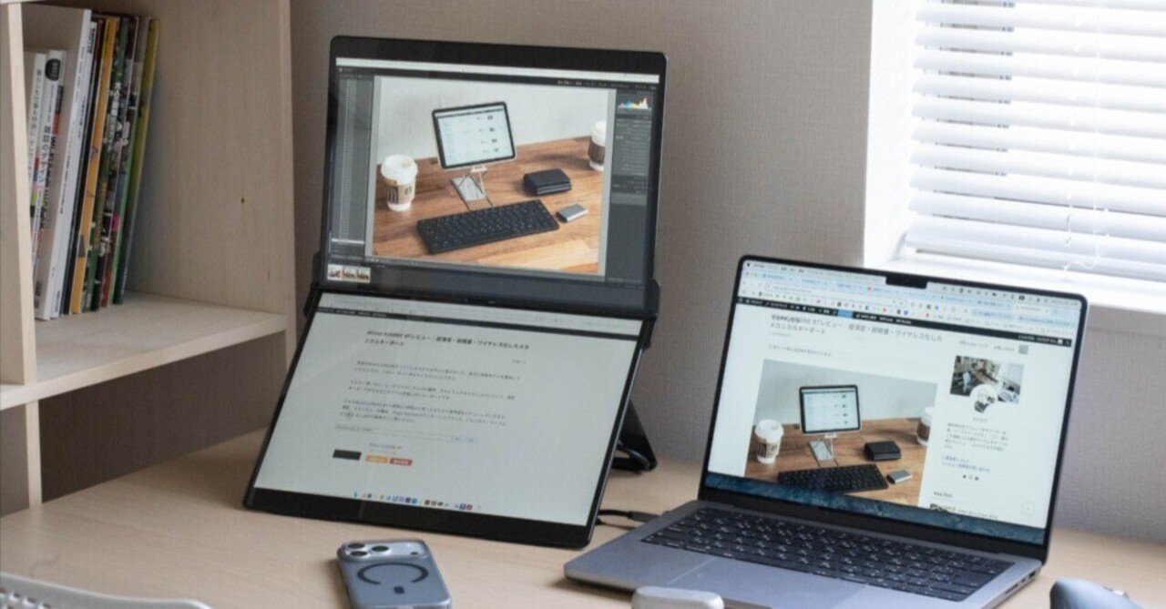 ケーブル1本でデスクが広がる。「EHOMEWEI XP-142PW」レビュー｜ロピログ