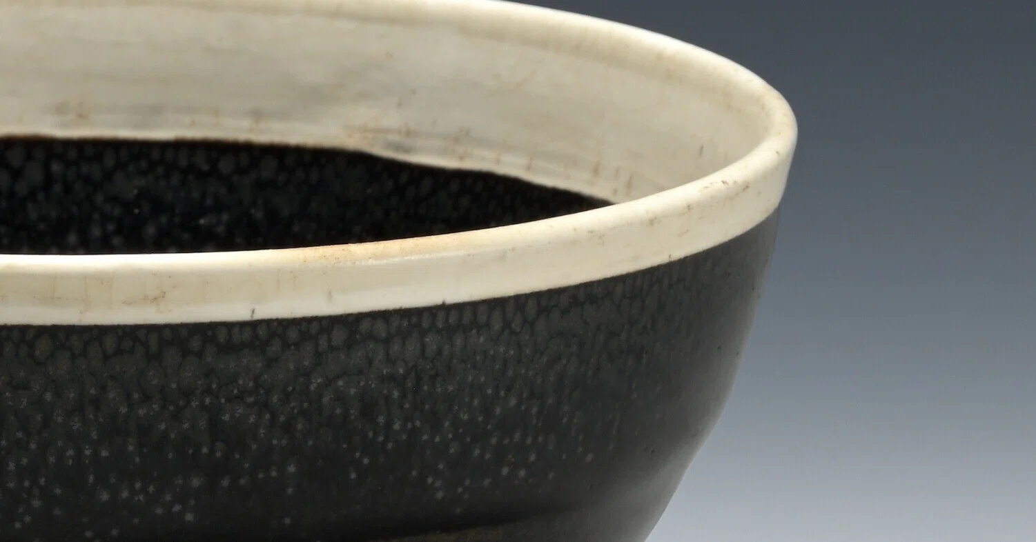 重文 白縁油滴天目茶碗【藤田美術館100選-8】|藤田美術館 重文 白縁油滴天目茶碗【藤田美術館100選-8】|藤田美術館