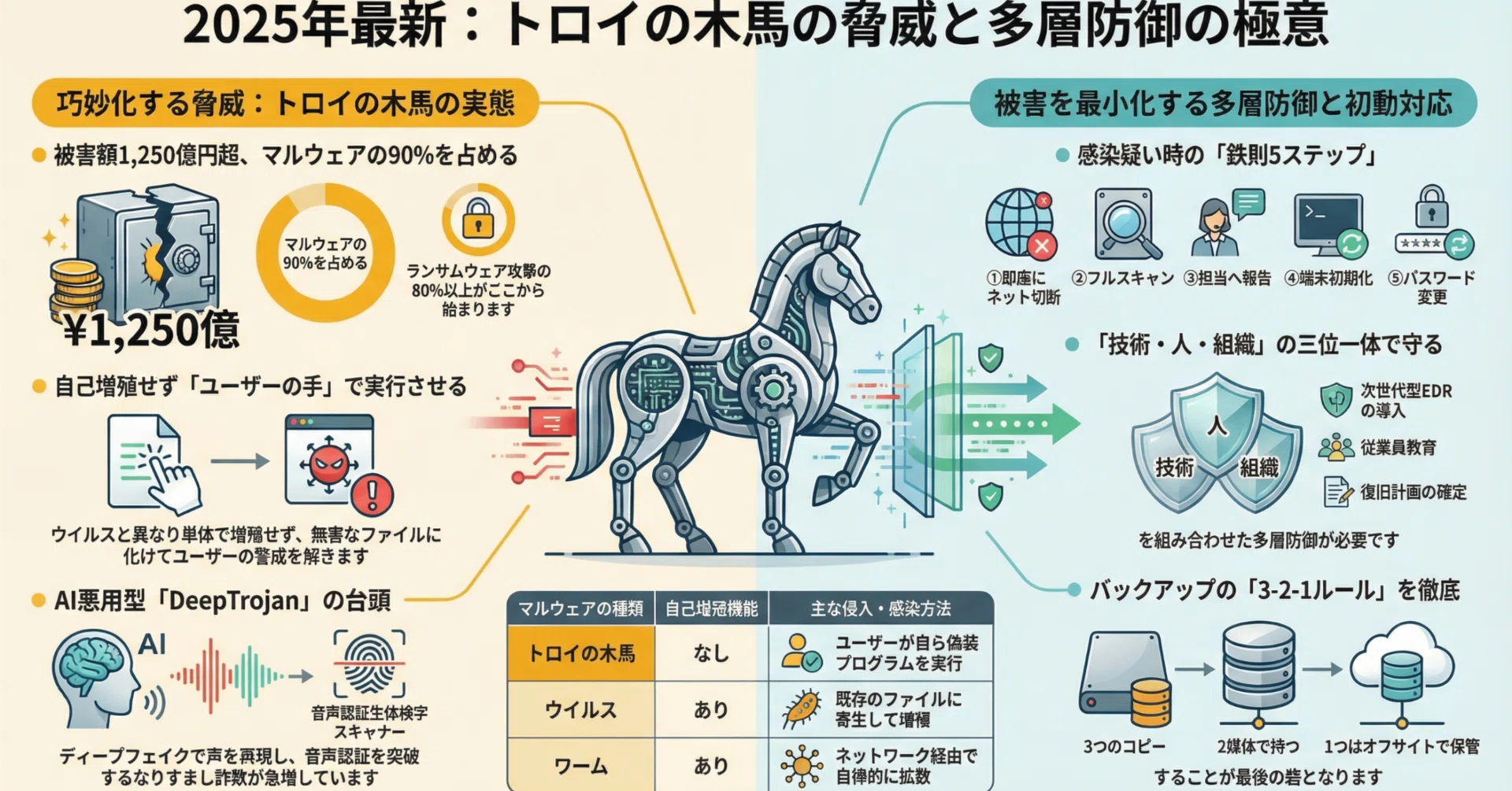 トロイの木馬とは？被害実態から防御戦略まで徹底解説｜未来共創