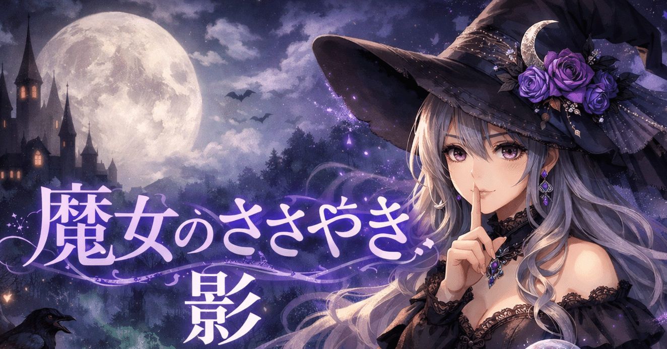 魔女のささやき】｜2/6｜影｜ファンタジー小説｜ライトノベル｜怖い