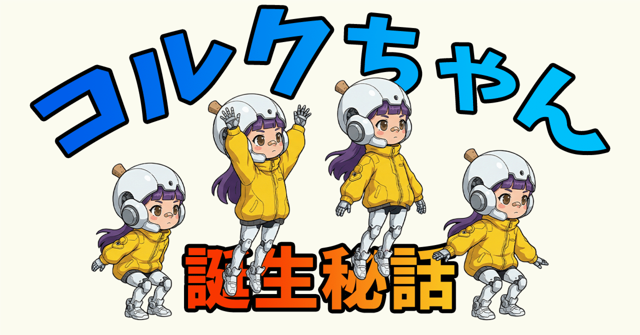 コルクちゃん』誕生秘話♪ ジロウのオリジナルキャラクターはこうして