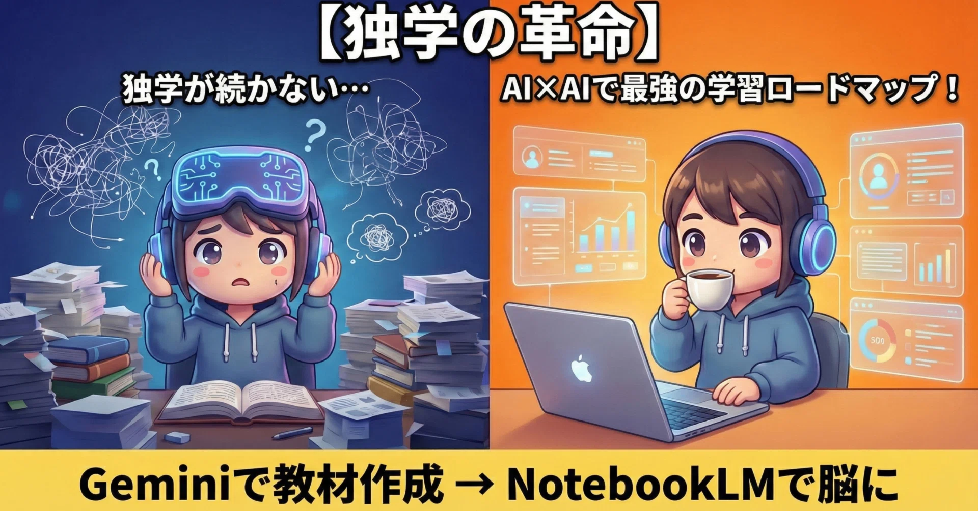 独学の革命】Gemini x NotebookLMで最強の学習ロードマップ｜ラシ｜AI