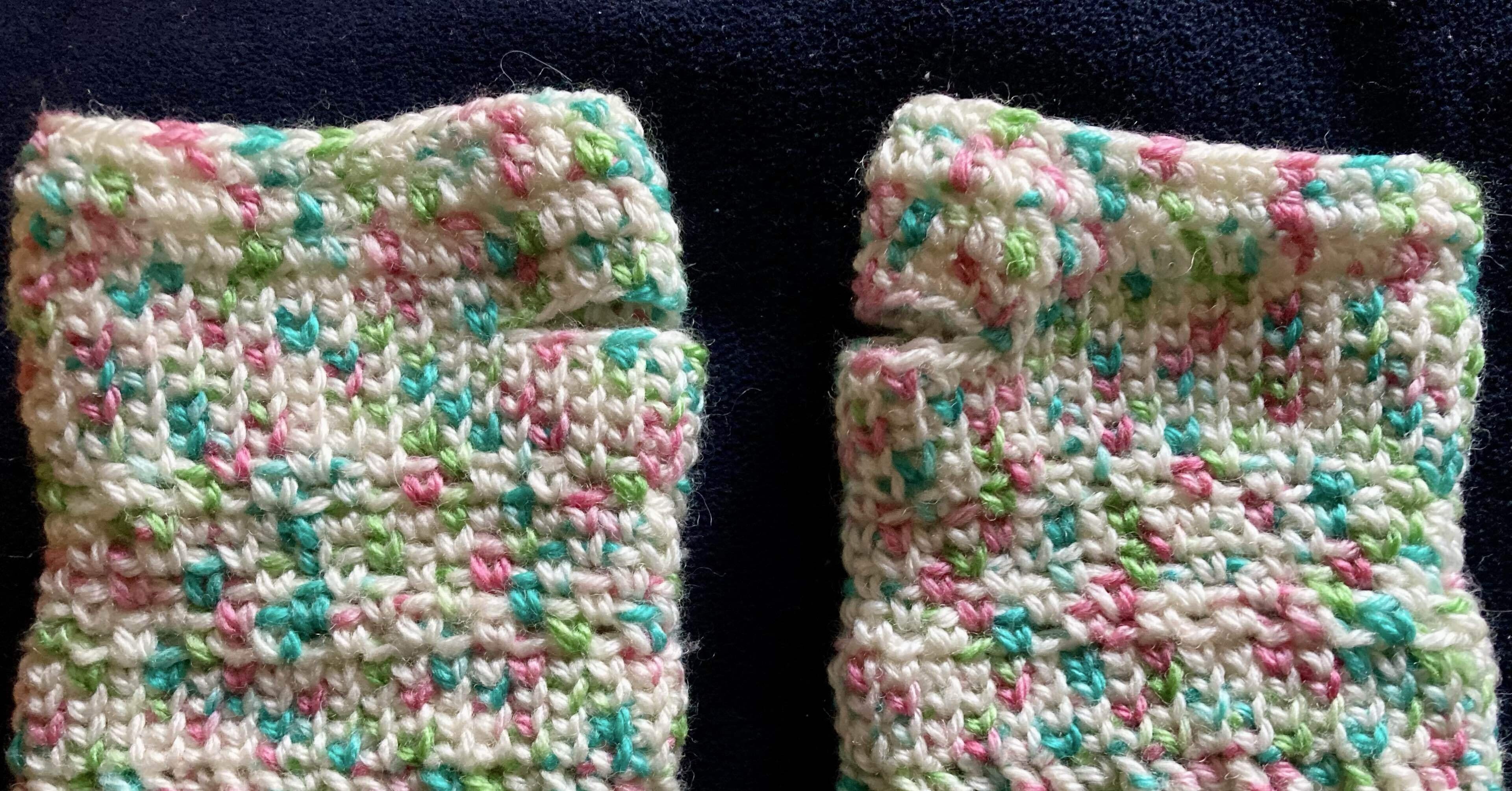 編み物初心者、オリジナルのハンドウォーマーを作る｜あまみ まみ