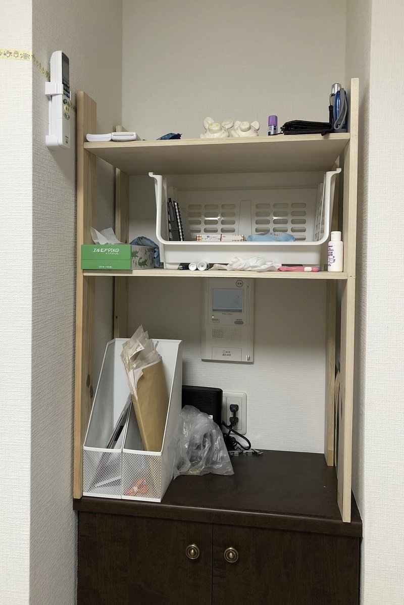 子供のイタズラ対策用の棚製作 タッキー Note