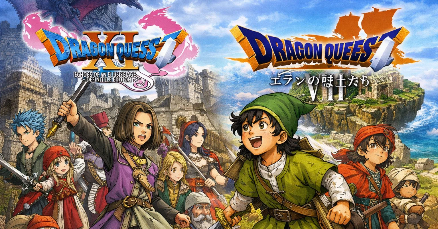 ゲーム】ドラクエ7リメイク発売の前日にドラクエ11Sを始めた話【日記