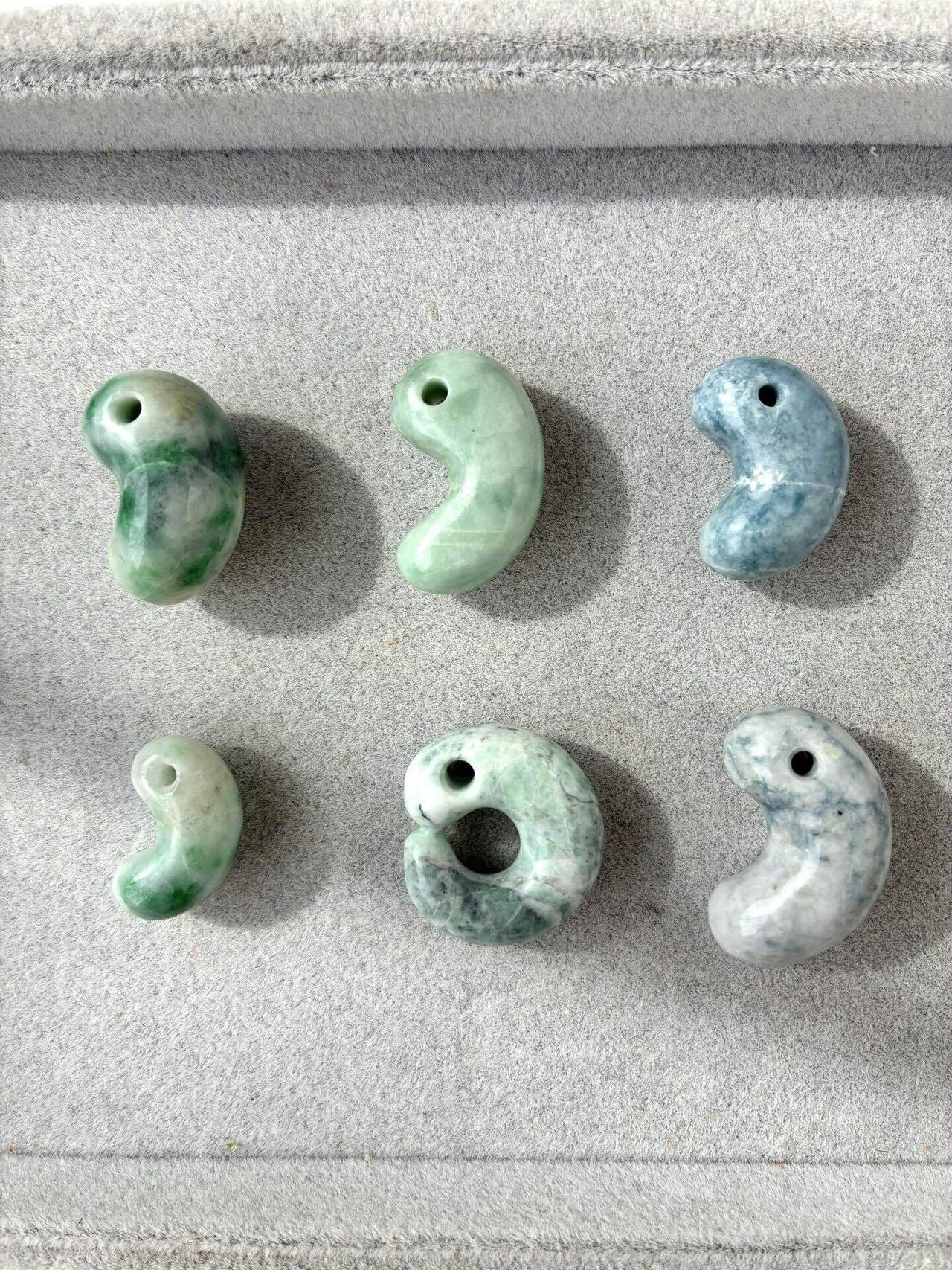 糸魚川翡翠の勾玉の種類について(入コン沢、横川、ろうかん翡翠