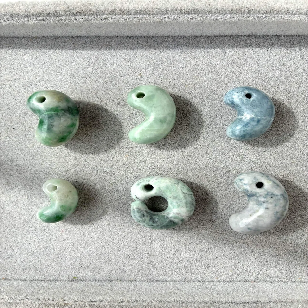 糸魚川翡翠の勾玉の種類について(入コン沢、横川、ろうかん翡翠 