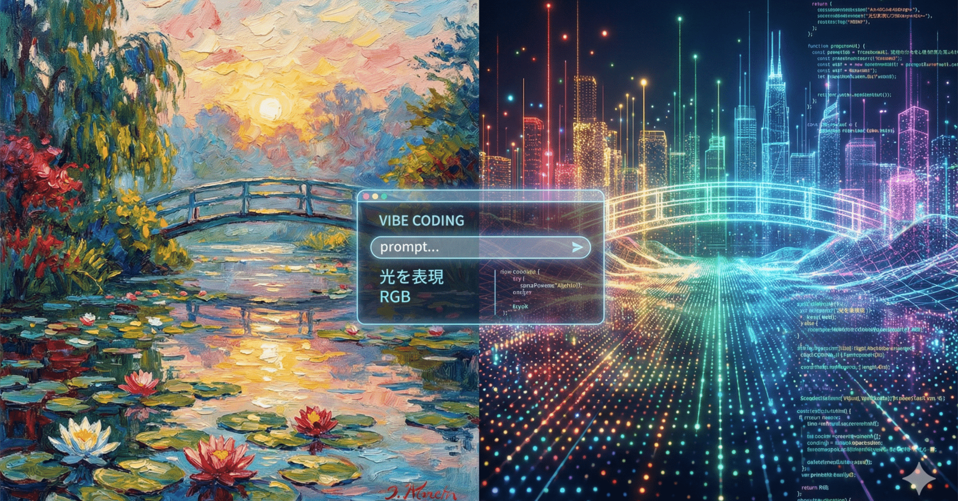 現代の【印象派】 -- AIという「カメラ」の登場で、僕らはようやく「光