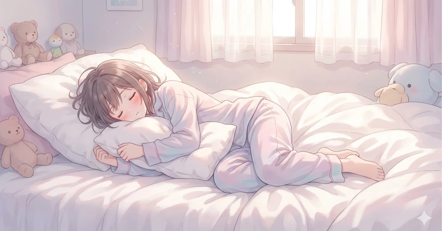 プロンプト配布】 「まどろみの少女」睡眠イラスト作成｜rin39