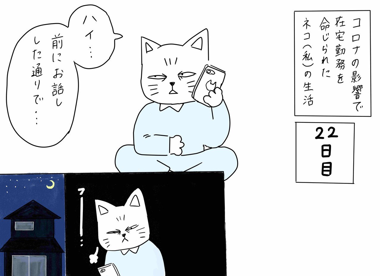会社から在宅勤務を命じられフリーになるまでの日々22日目 目つきの悪い猫 Note 会社から在宅勤務を命じられフリーになるまでの日々22日目 目つきの悪い猫 Note