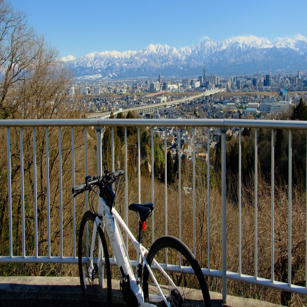 富士フィルムX-T5とサイクリングへ / 呉羽山展望台@富山県｜kuroshio。