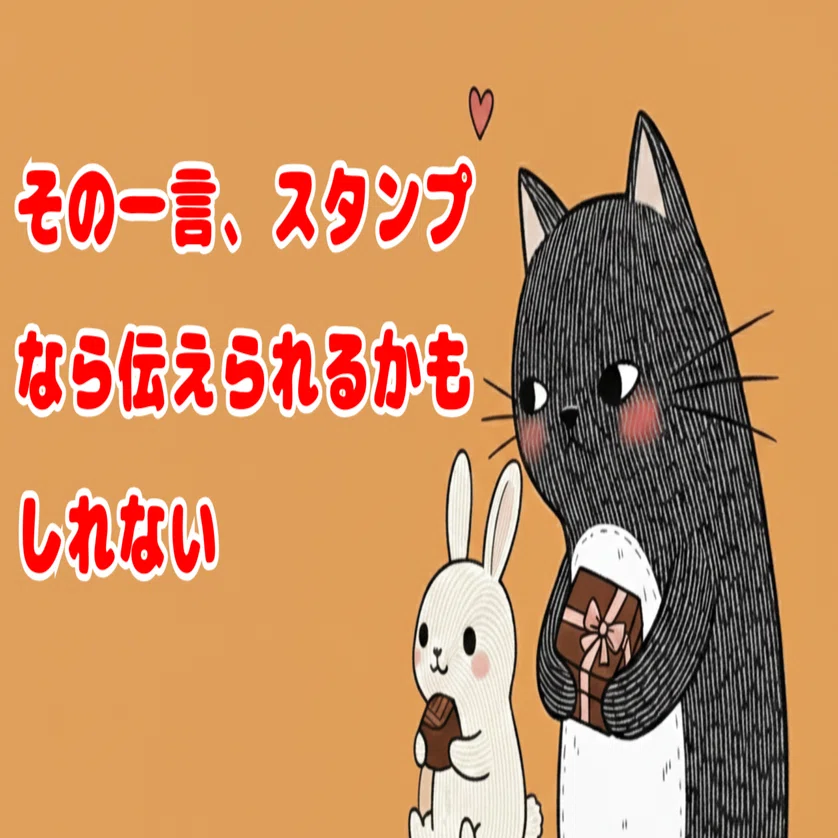 その一言、スタンプなら伝えられるかもしれない｜ぽーちゃん369 (AI