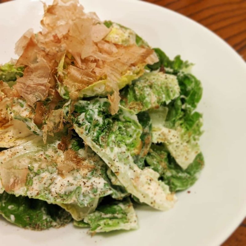 野菜料理オタクがつくる シンプルな和風シーザーサラダ 五十嵐恵理 料理家 野菜料理愛好家 Note