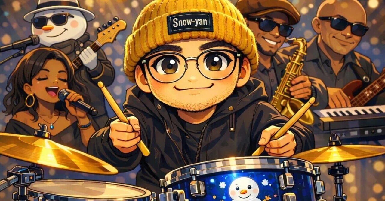 🥁ファンクドラマースノやん成長記5🥁脳に速さを感じさせないドラム