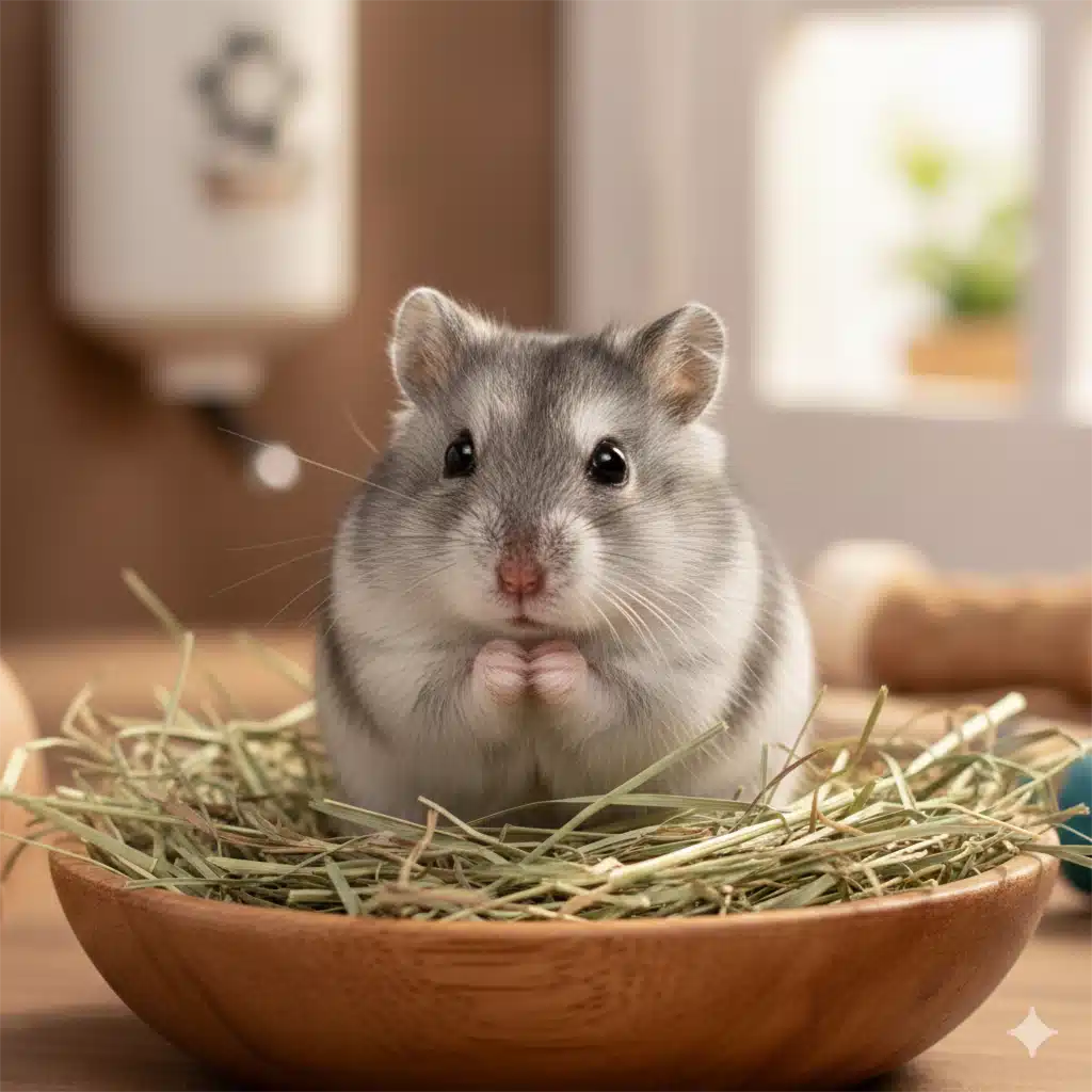 ハムスターのねる