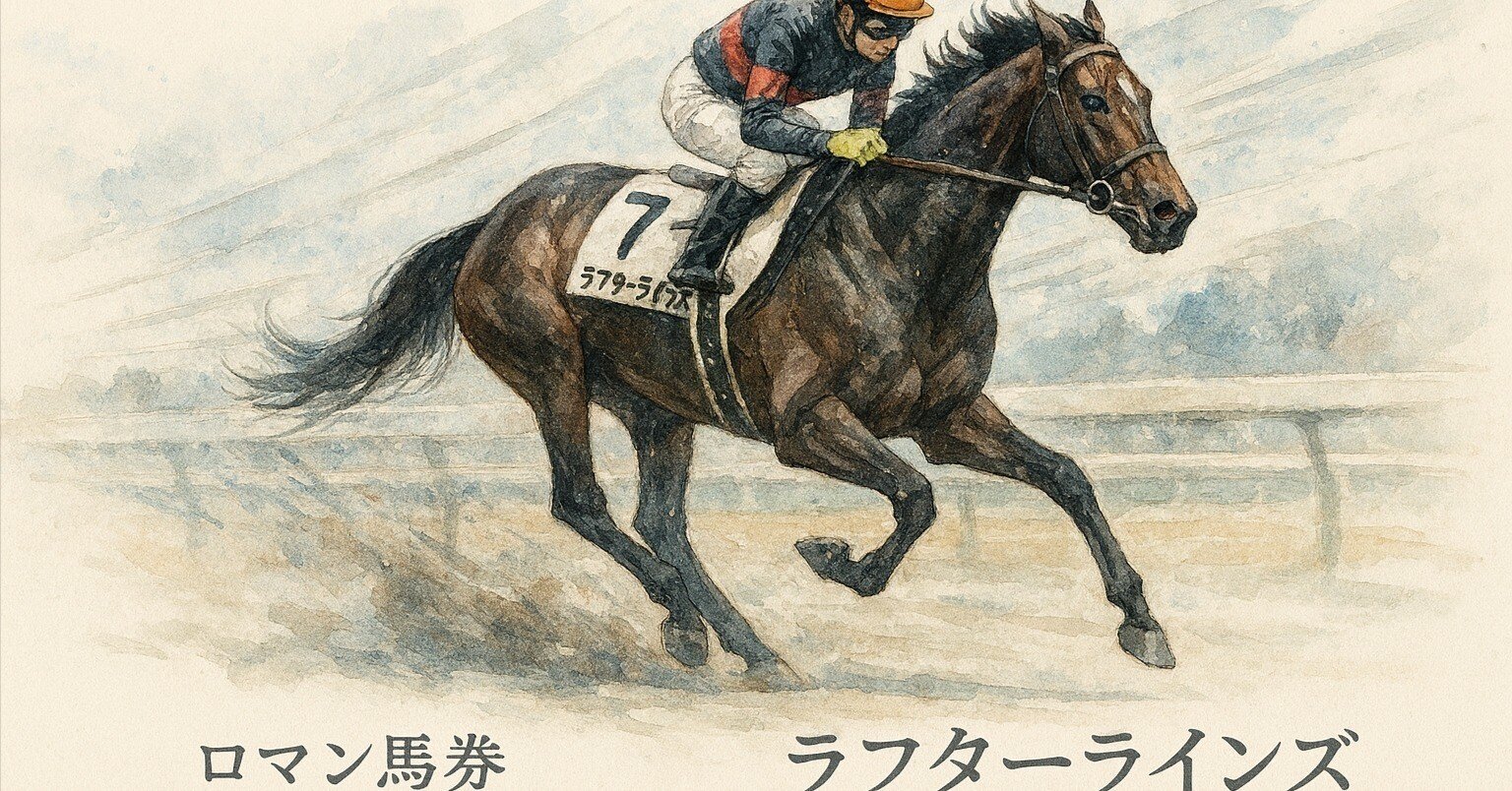 2026きさらぎ賞 ロマン馬券】ラフターラインズ──私がきさらぎ賞に