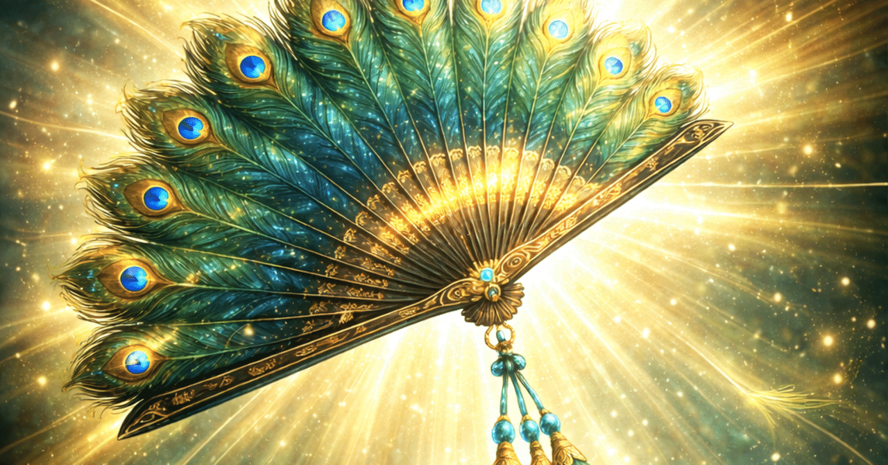 孔雀の扇子｜苔太郎z