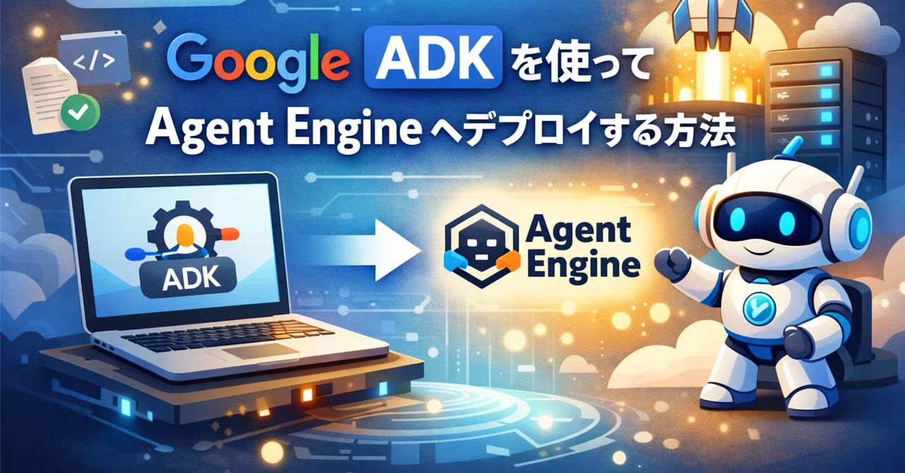 Agent Engine Icon VertexAI Geminiを使ってみる|Vertex AI Agent EngineへAgentをデプロイする(その1) |PON吉
