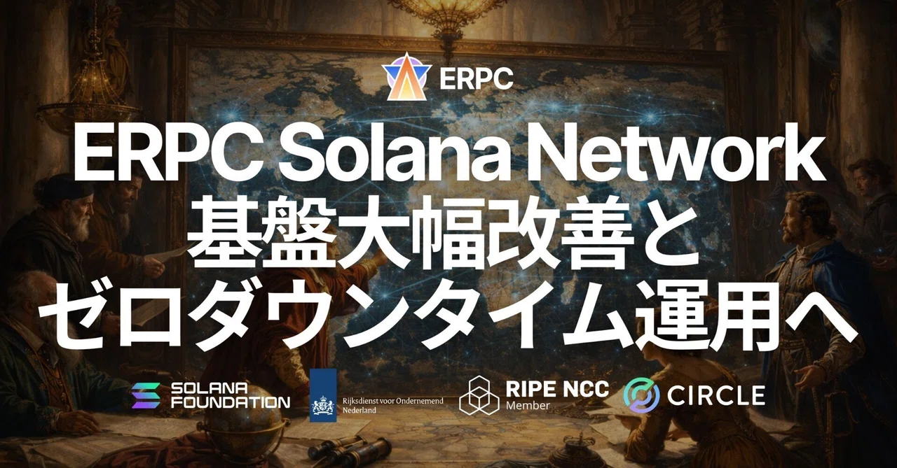 ERPC、Solanaネットワーク基盤を大幅改善。Rust製高性能プロキシ基盤を全面更新し、全リージョンの共有RPC・gRPC ...