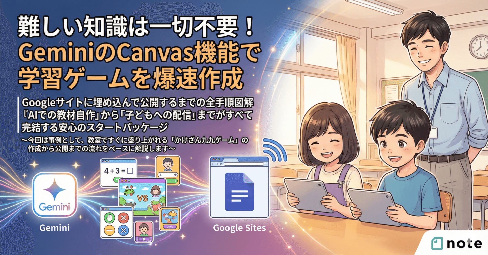 難しい知識は一切不要！ GeminiのCanvas機能で学習ゲームを爆速作成