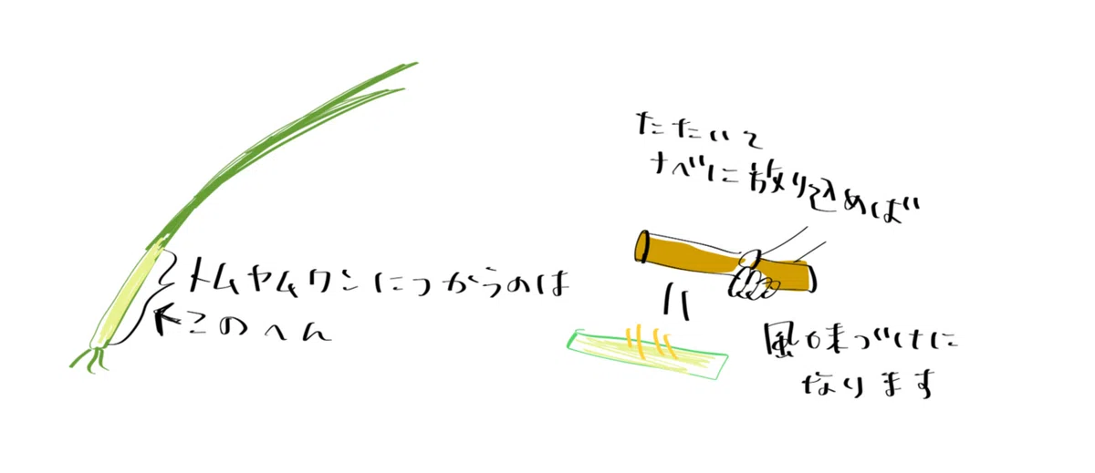 レモングラスの使い方。叩いて鍋に入れるだけ