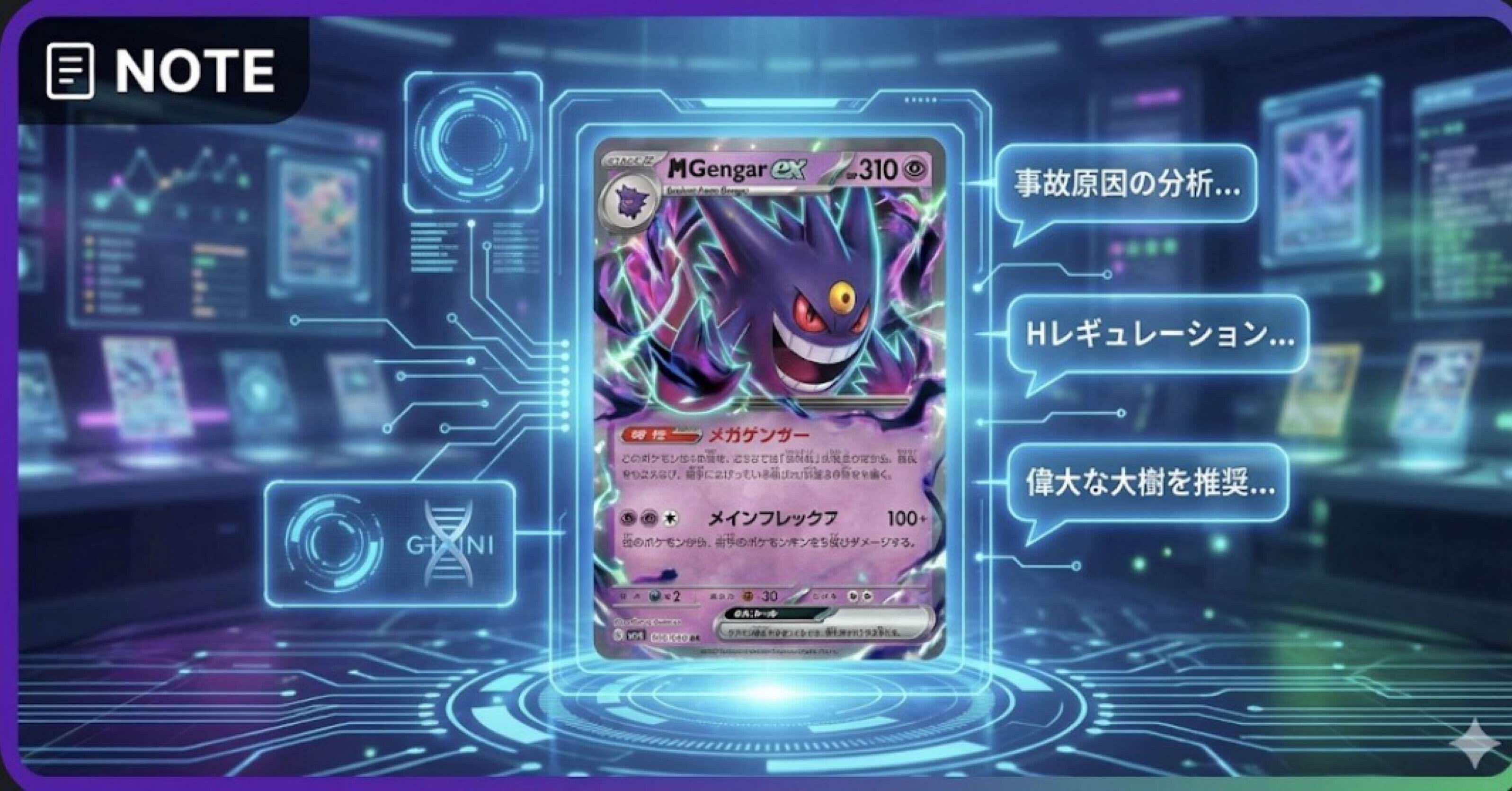 ポケカ】メガゲンガーexデッキ対戦録：AI（Gemini）と反省会をしたら