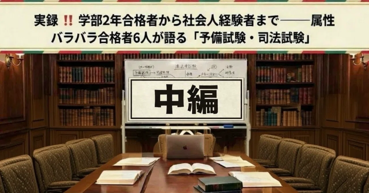 実録‼️学部2年合格者から社会人経験者まで 属性バラバラ合格者6人が