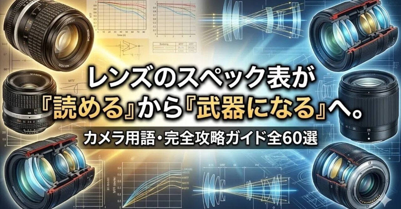 「動作確認」40点くらいカメラレンズまとめ 保存版】レンズのスペック表が「読める」から「武器になる」へ。カメラ