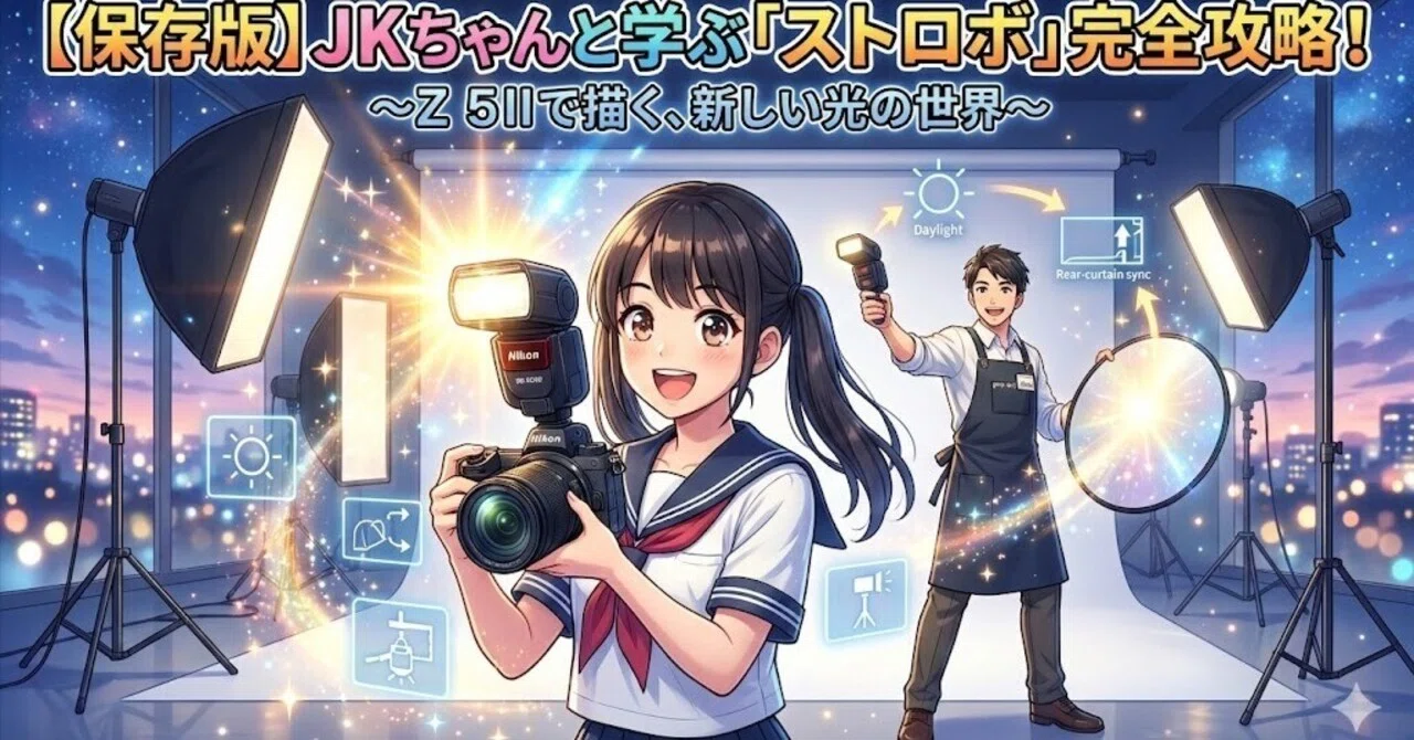 保存版】JKちゃんと学ぶ「ストロボ」完全攻略！ ～Z 5IIで描く、新しい