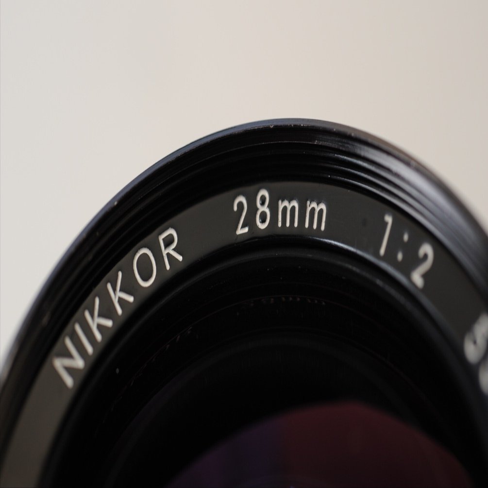 最近の常用レンズは不人気?なAI Nikkor 28mmF2｜オジサンの流儀【充電中】