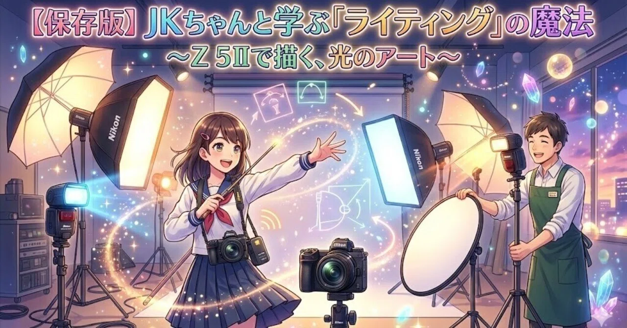 保存版】JKちゃんと学ぶ「ライティング」の魔法 ～Z 5IIで描く、光の