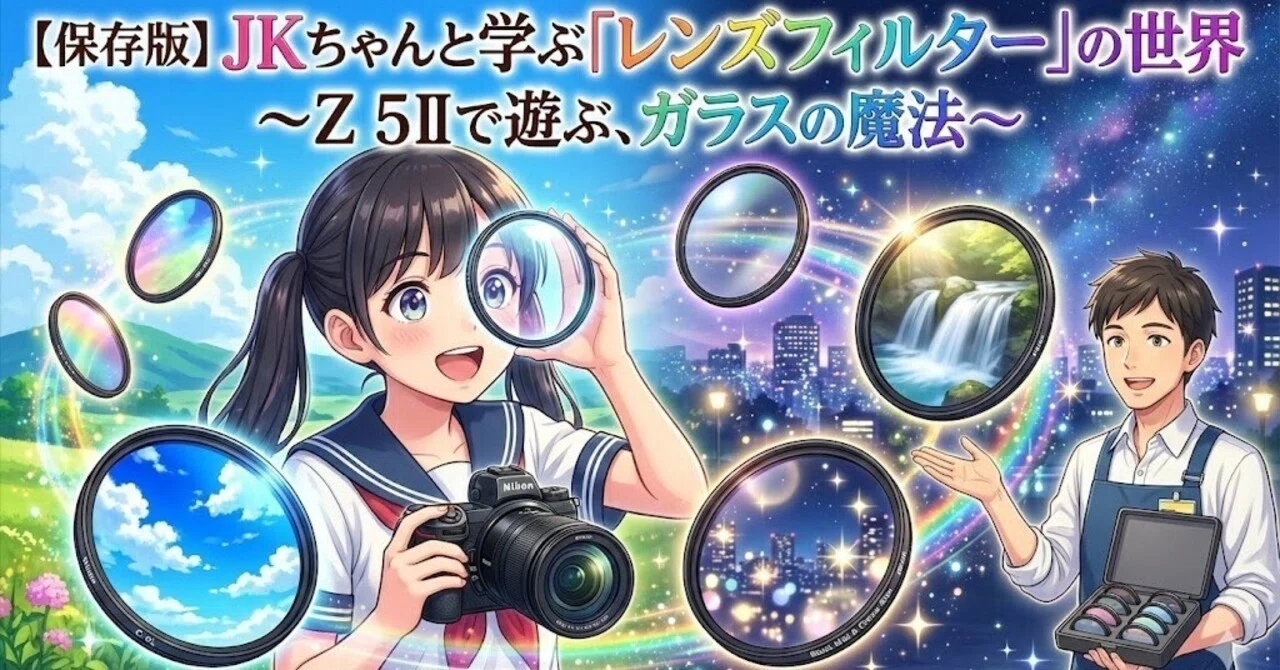 保存版】JKちゃんと学ぶ「レンズフィルター」の世界 ～Z 5IIで遊ぶ