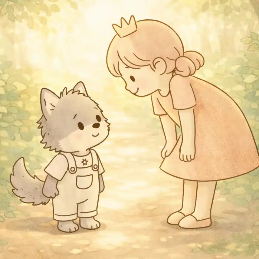 お姫さまとオオカミさん｜眠る前のやさしい物語