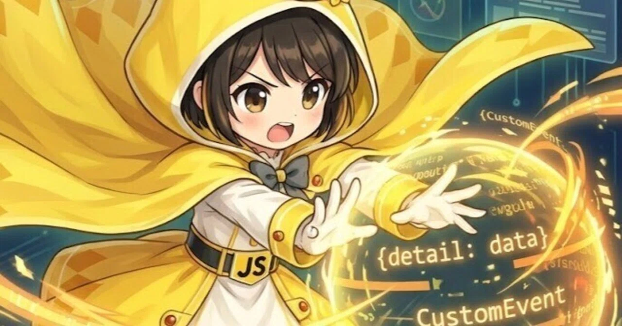 【JavaScript】UIとロジックを疎結合にするイベント駆動設計:dispatchEventとCustomEventの実践|morinokabu